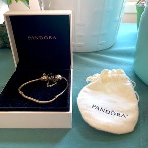 Pandora bracelet with charm